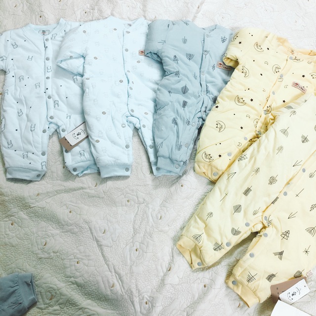Bộ body cotton 100% lót bông mịn