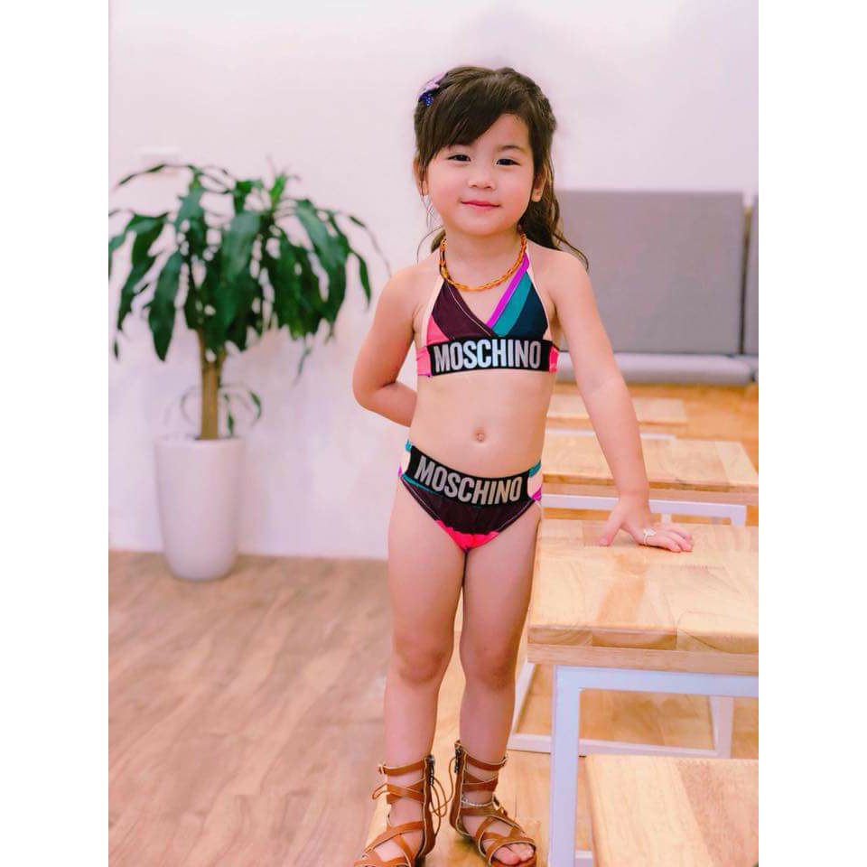 Áo bơi - Bikini Moschino cao cấp cho bé gái | BigBuy360 - bigbuy360.vn