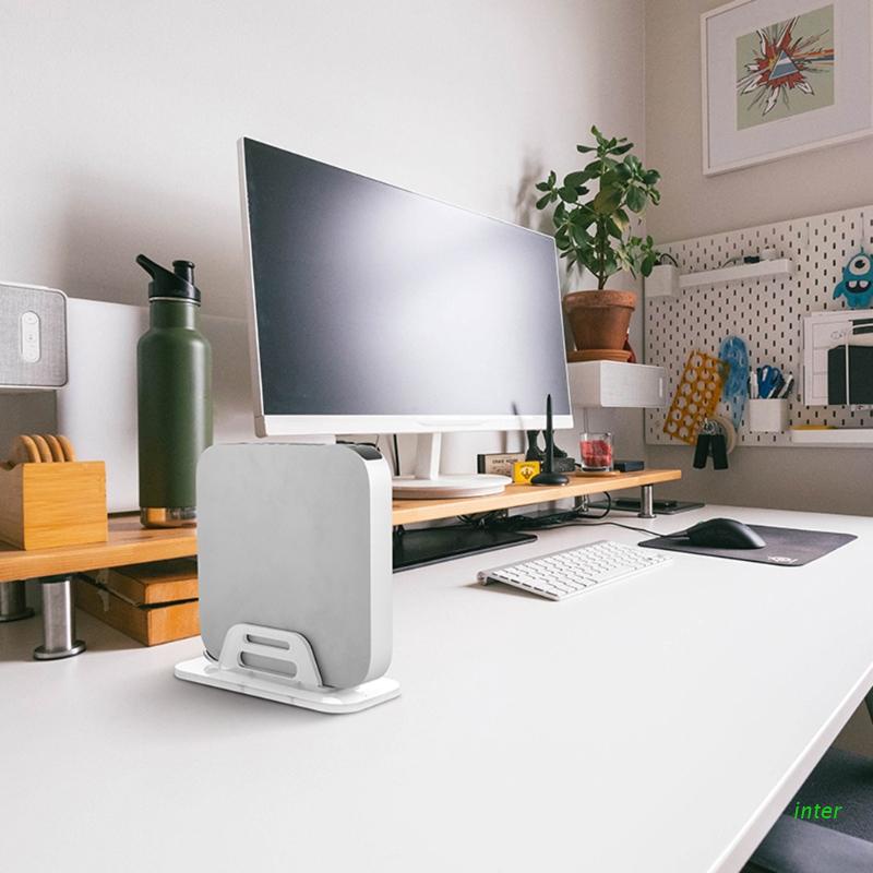 Giá Đỡ Tv Gắn Tường Bằng Acrylic Chống Mòn Cho Mac Mini