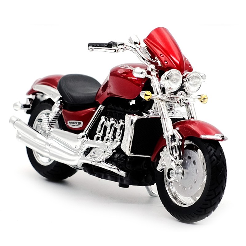 Mô Hình Xe Mô Tô Bburago Triumph Rocket Iii Bằng Hợp Kim Tỉ Lệ 1: 18