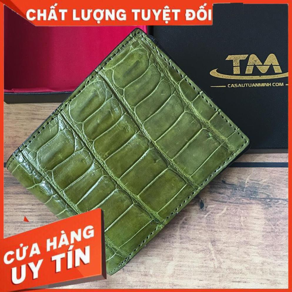 [ Da Cao Cấp 100% ] Ví Nam Da Cá Sấu - Bóp Nam Da Cá Sấu | BigBuy360 - bigbuy360.vn