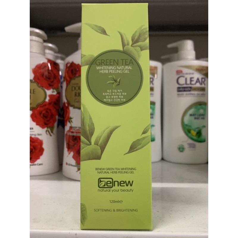 Kem Tẩy Da Chết Trà Xanh BENEW GREEN TEA PEELING GEL Hàn Quốc- 180ml