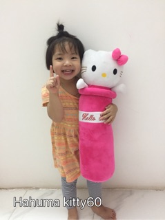 Gối Ôm Hello Kitty HAHUMA Cho Bé 1-4 Tuổi - Vải Nhung Siêu Mềm Mịn