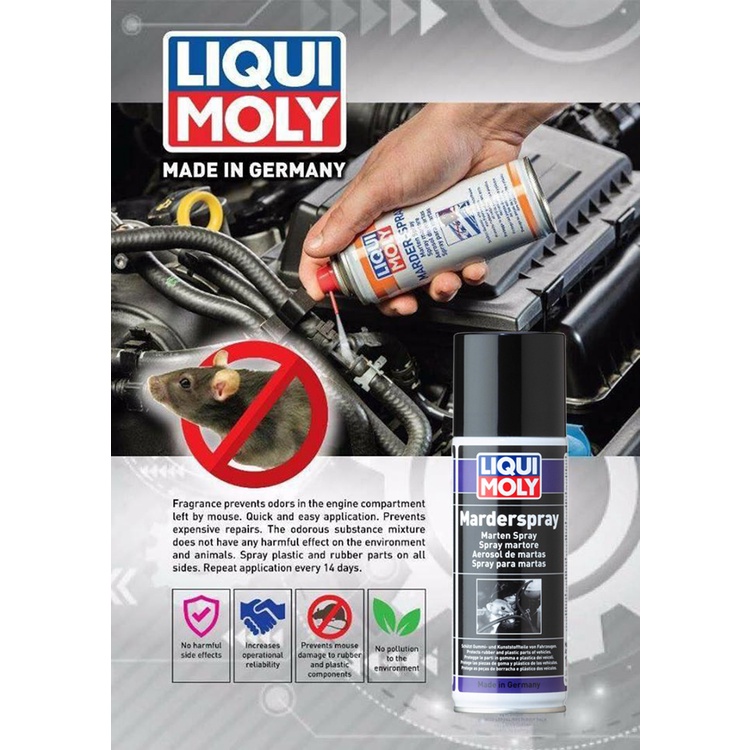 Chai Xịt Chống Chuột Liqui Moly Marten Spray 1515 200ml