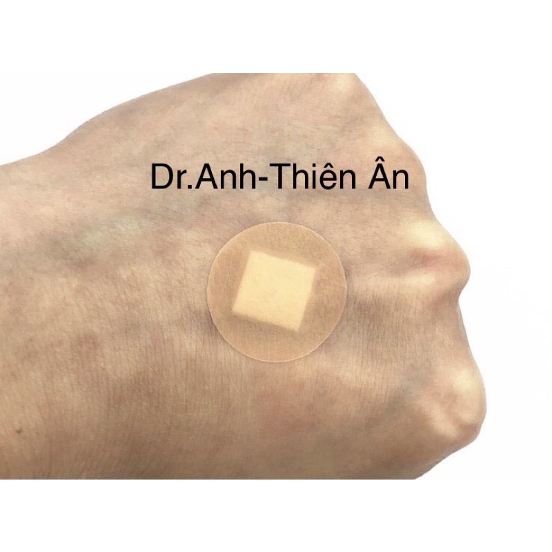 Vỉ 5 Miếng Băng Dán Cá Nhân, Miếng Dán Tròn BANDAGE