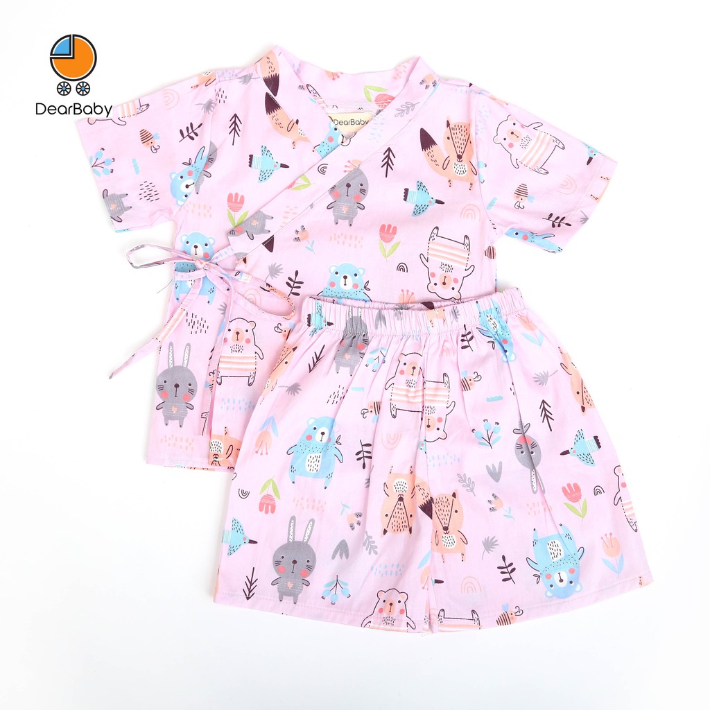 Set Pijama Đùi Họa Tiết Cho Bé DearBaby P-07