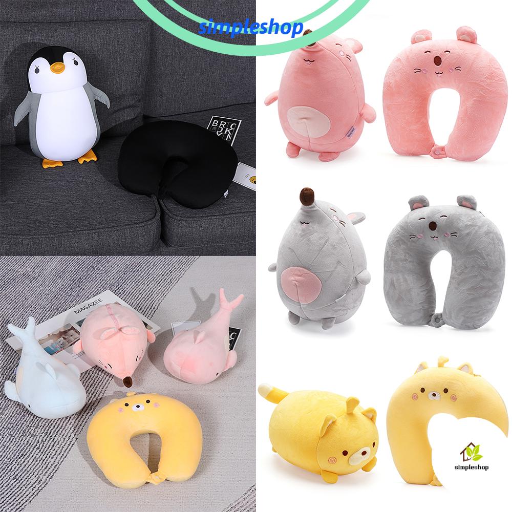 Gối Kê Cổ Chữ U Hình Chim Cánh Cụt Dễ Thương