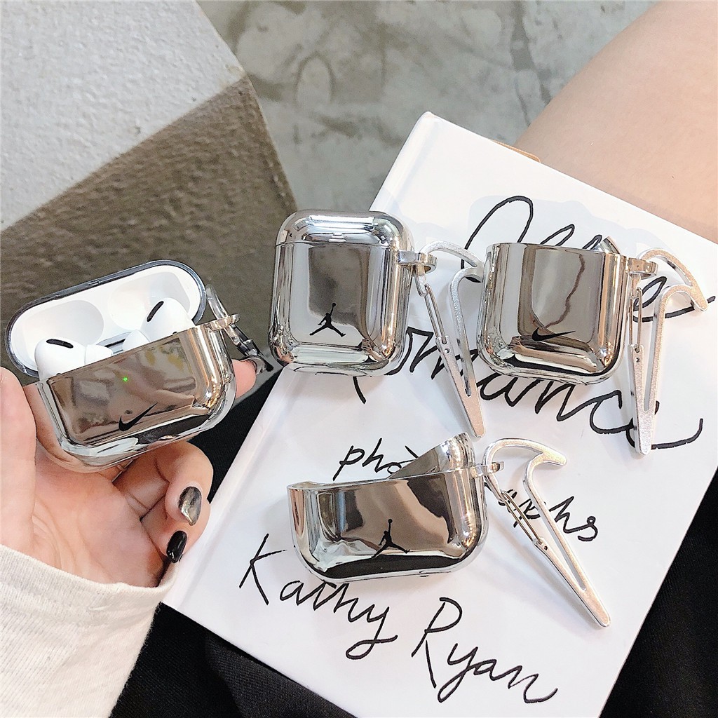 Vỏ bảo vệ hộp sạc tai nghe bằng silicon mạ cho iPhone AirPods Pro AirPods 1 AirPods 2 | BigBuy360 - bigbuy360.vn
