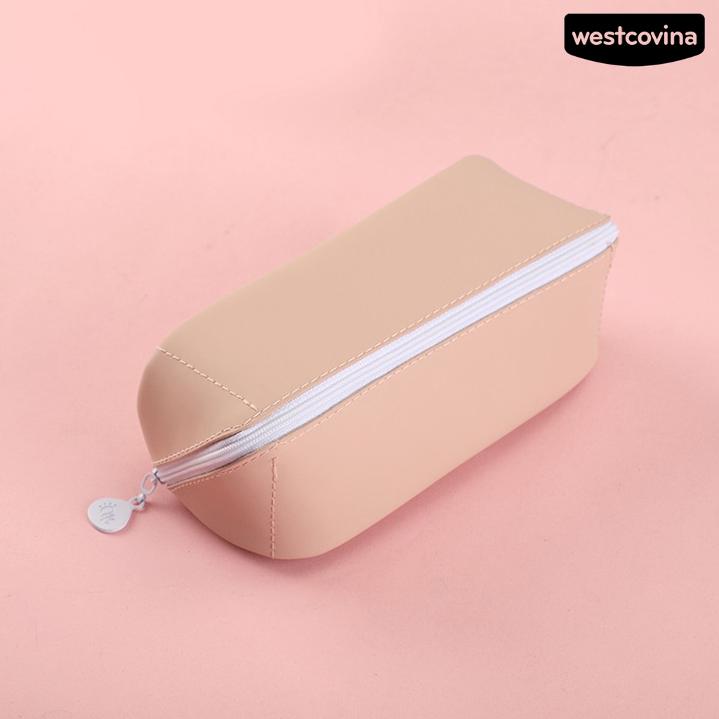 [Hot]✍Túi Đựng Bút Đa Năng Giả Da Thời Trang Xinh Xắn