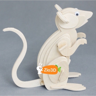 Mô hình lắp ráp gỗ 3D Con Chuột