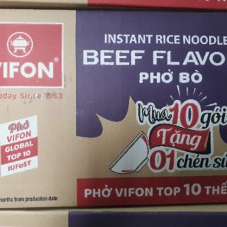 Phở bò ViFon thùng 30 gói x 65g