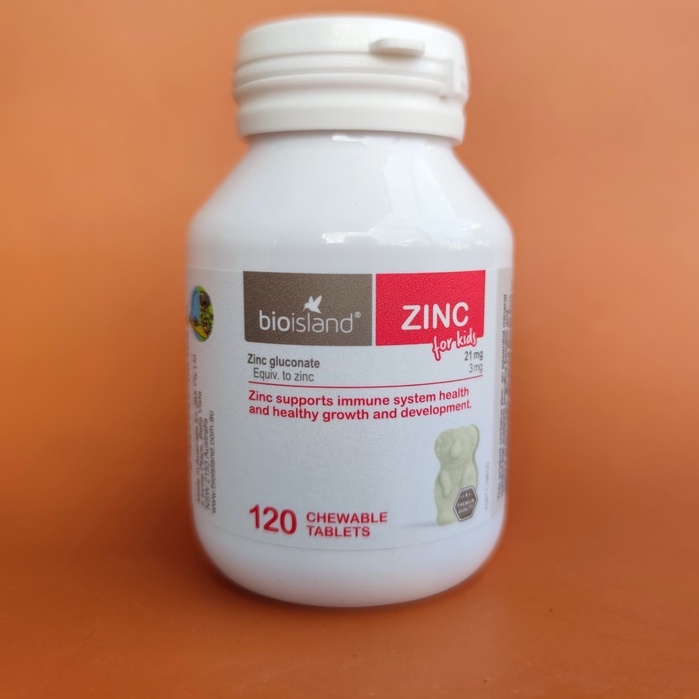  Viên uống bổ sung kẽm Bio Island Zinc 120 viên