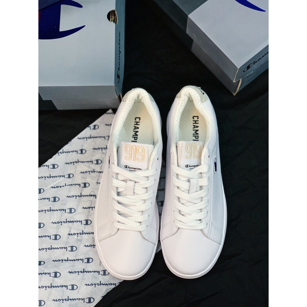 Giày nam nữ Champion da cao cấp nhẹ bền êm thời trang