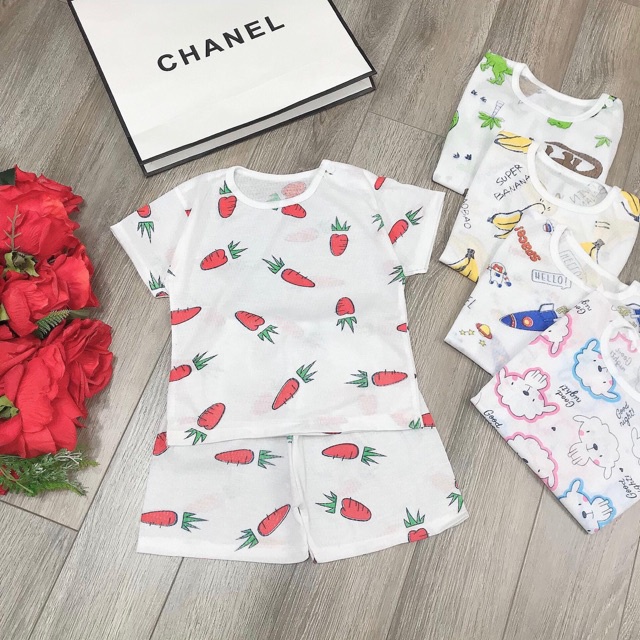 Cộc chui Thông hơi mùa  hè siêu mát cho bé 3-15kg