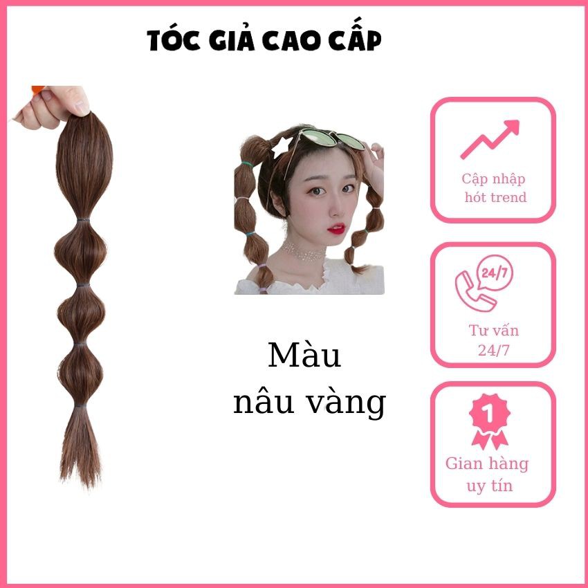 Tóc giả hồ lô, dạng ngoặm nhỏ