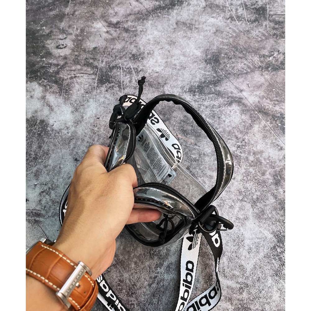 Túi đeo chéo Mini nam nữ Thời trang Trong suốt - Mini Bag - CROSBODY BAG BLACK CL5277