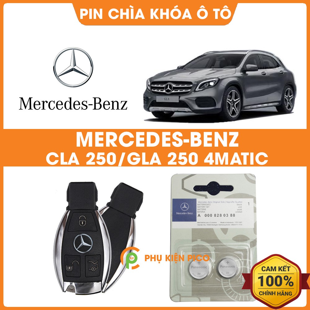 Pin chìa khóa ô tô Mercedes CLA 250 / GLA 250 4MATIC chính hãng Mercedes sản xuất tại Indonesia 3V Panasonic