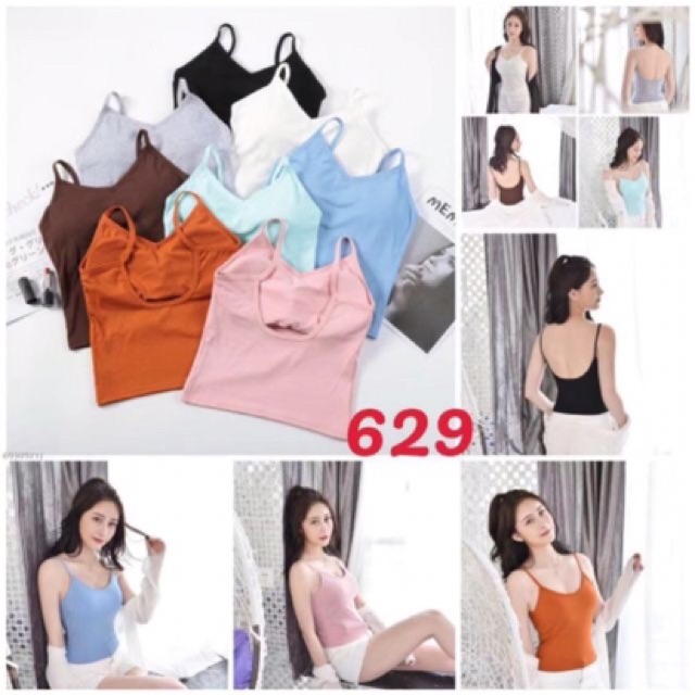 (629)bra khoét lưng sâu_dáng dài croptop