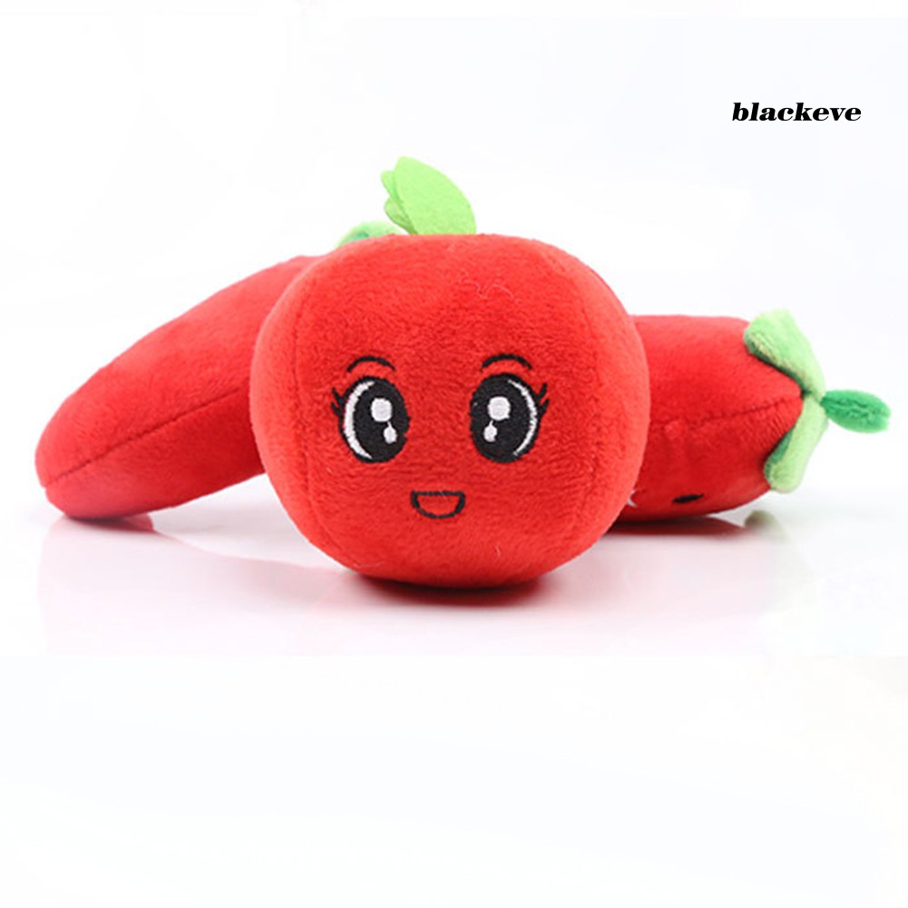 Đồ Chơi Nhai Gặm Nhồi Bông Phát Ra Âm Thanh Vui Nhộn Hình Rau Củ Trái Cây Nhiều Kiểu Tùy Chọn Cho Thú Cưng