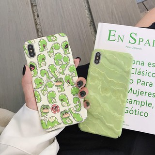 [ IPHONE ] Ốp Lưng Cứng Vân Đá Xanh - A015