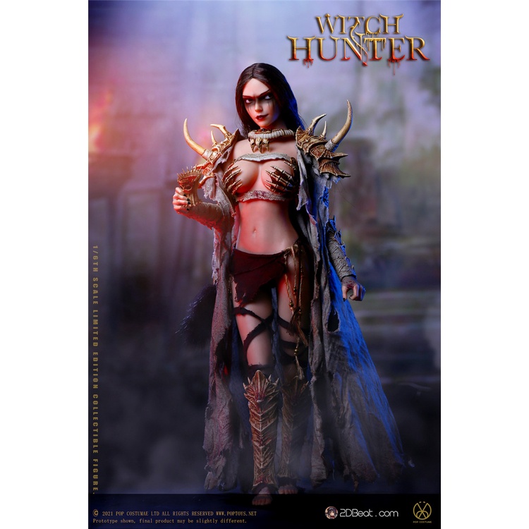 Mô hình figure 1/6 Bloody Shaman Aphaia Black Shaman chính hãng POPTOYS