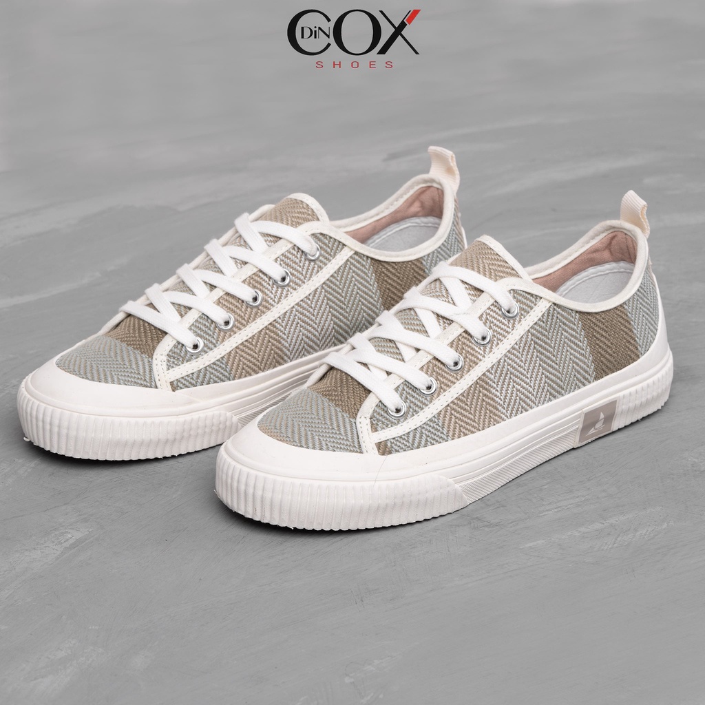 Giày Sneaker Bata Vải Canvas Nữ Dincox C20 Covi Blue Thời Trang Chính Hãng