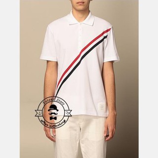 Áo Polo Thom Browne Viền Chéo