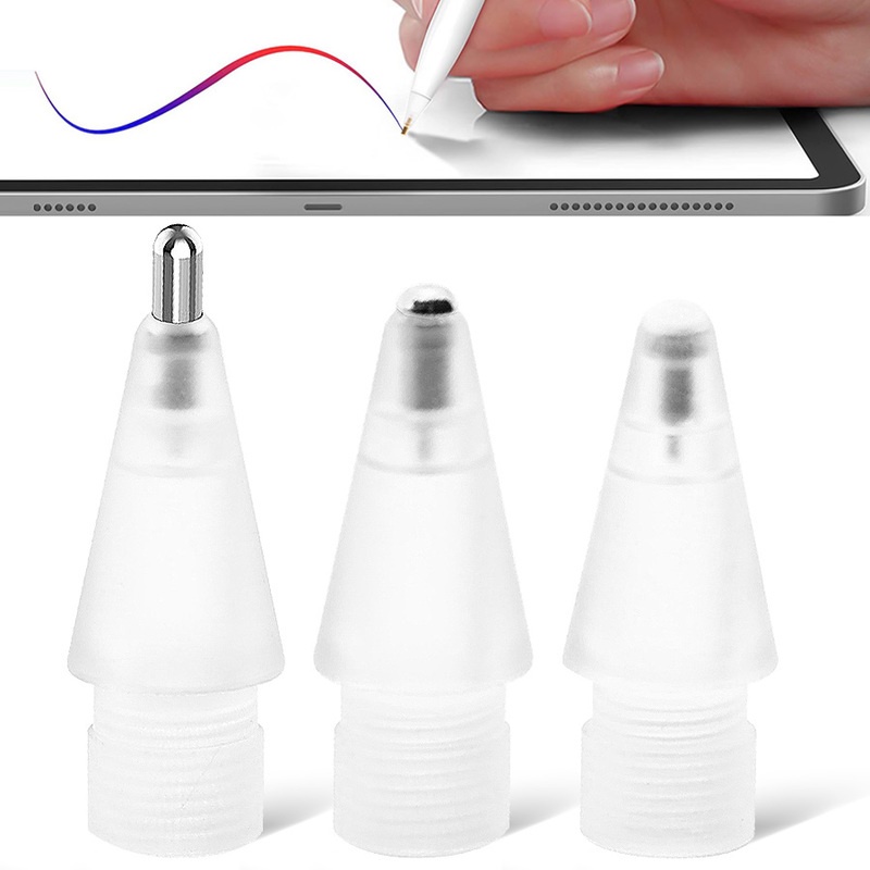 Đầu Bút Chì Thay Thế Bằng Hợp Kim Niken Trong Suốt Cho Apple Pencil 1st/2nd Gen