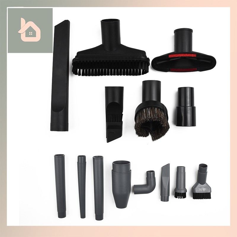 Bộ vòi hút + đầu nối + cọ làm sạch 15 món chuyên dụng cho máy hút bụi