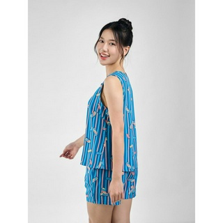 Bộ sát nách quần đùi lanh Wonner 23056