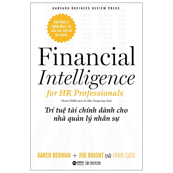 Sách Trí Tuệ Tài Chính Dành Cho Nhà Quản Lý Nhân Sự - Financial Intelligence
