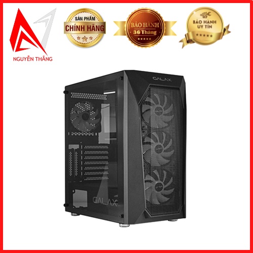 Vỏ Case Galax Gaming Revolution-05 Black / White ( REV-05 Kèm 4 Fan RGB )