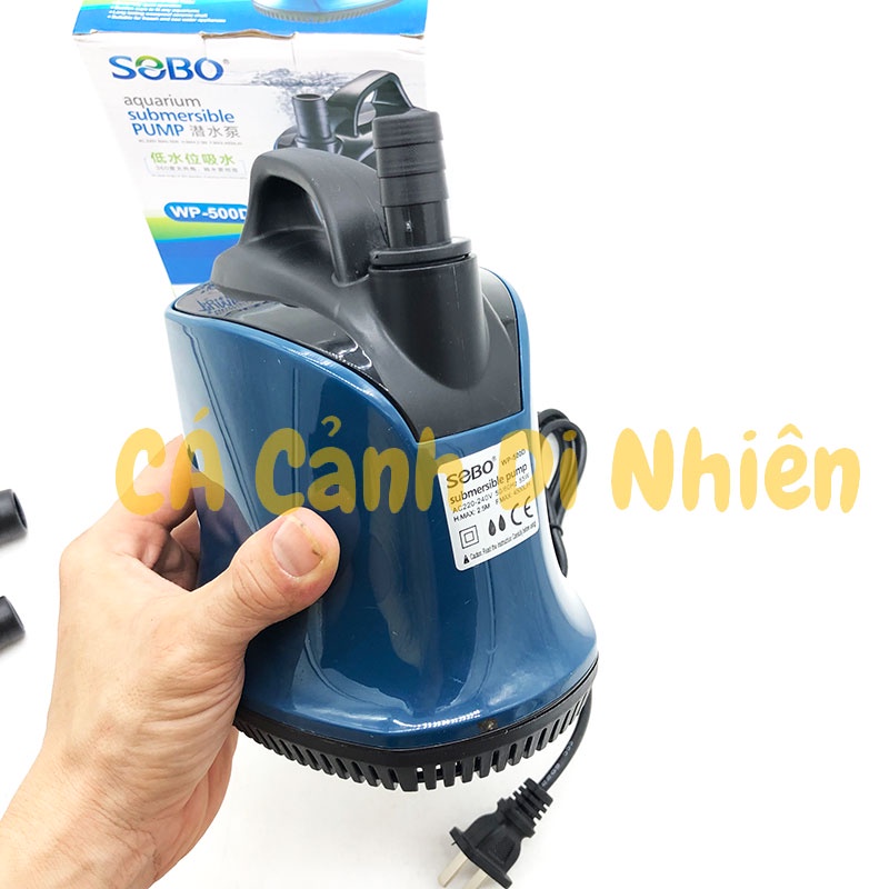 Máy bơm hút đáy SOBO WP-500D 55W bơm chìm hút cặn 360 độ hồ cá WP 500D