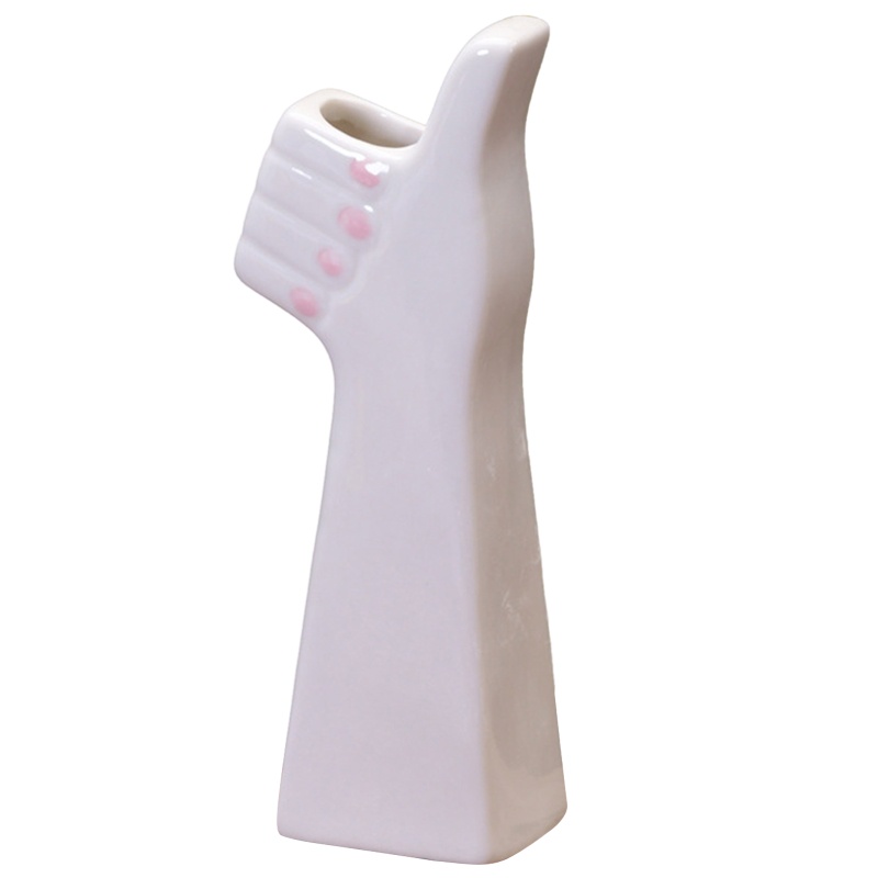 Lọ Hoa Sứ Cỡ Nhỏ Hình Bàn Tay Người Nghệ Thuật