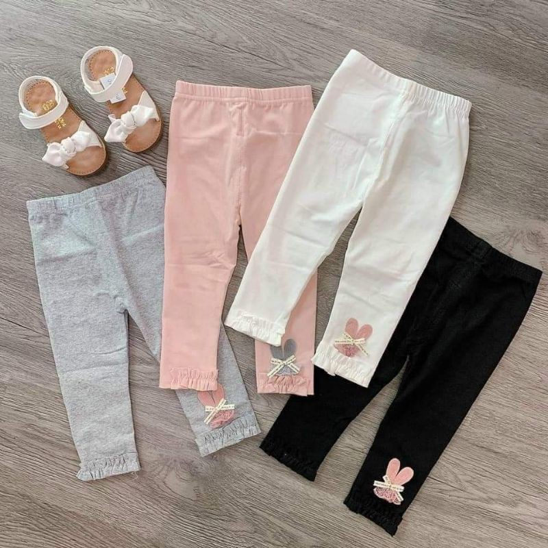 Combo quần legging dài bé gái