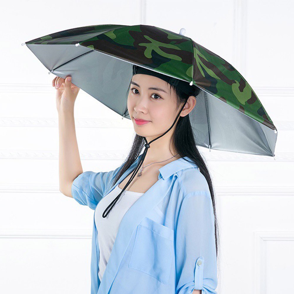 Mũ Dù Che Nắng Có Thể Gấp Gọn Tiện Dụng Cho Hoạt Động Ngoài Trời