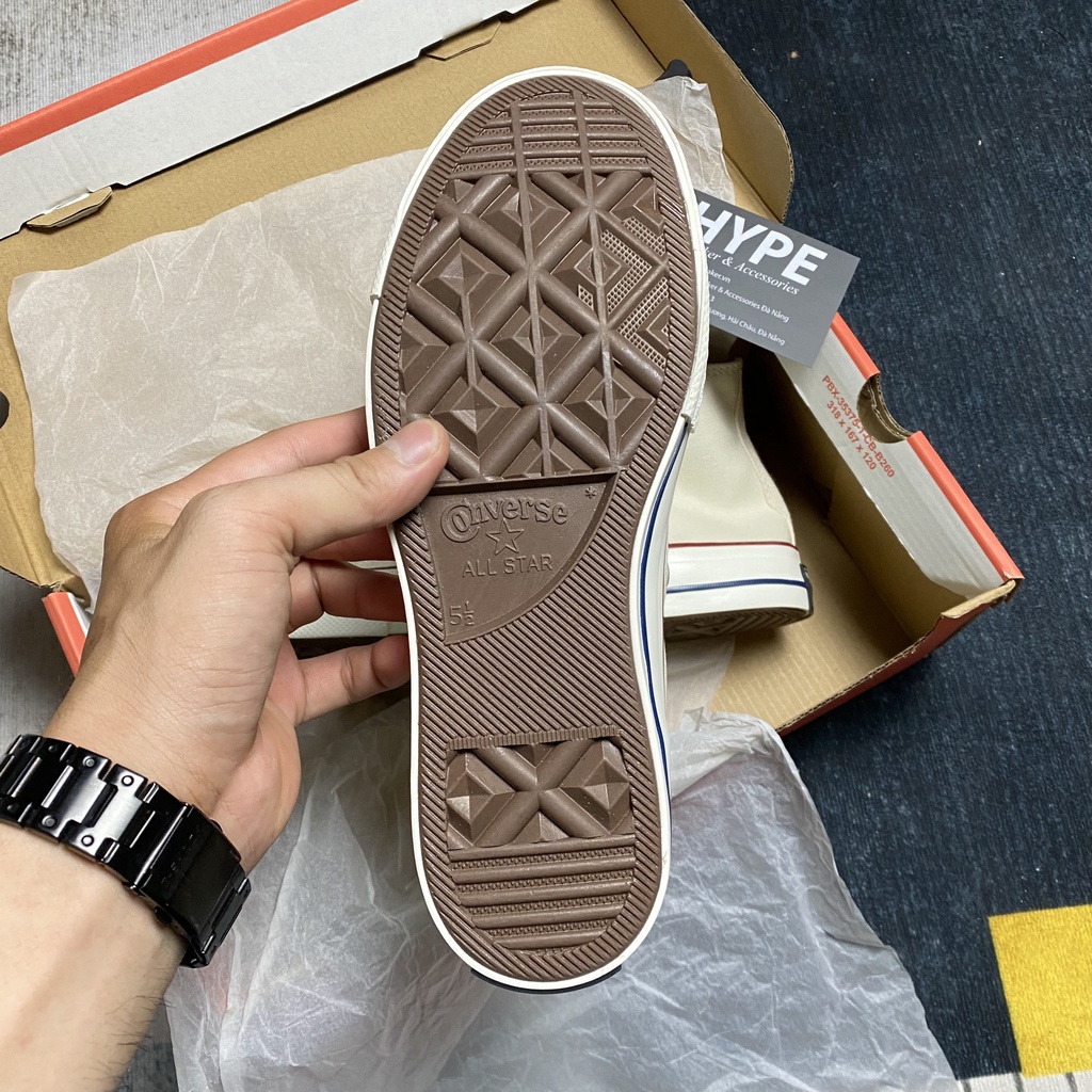 Giày Converse 1970s High White  - Hype Sneaker | Phiên bản 1:1 chuẩn