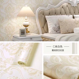 Combo giấy dán tường keo ngoài + keo sữa