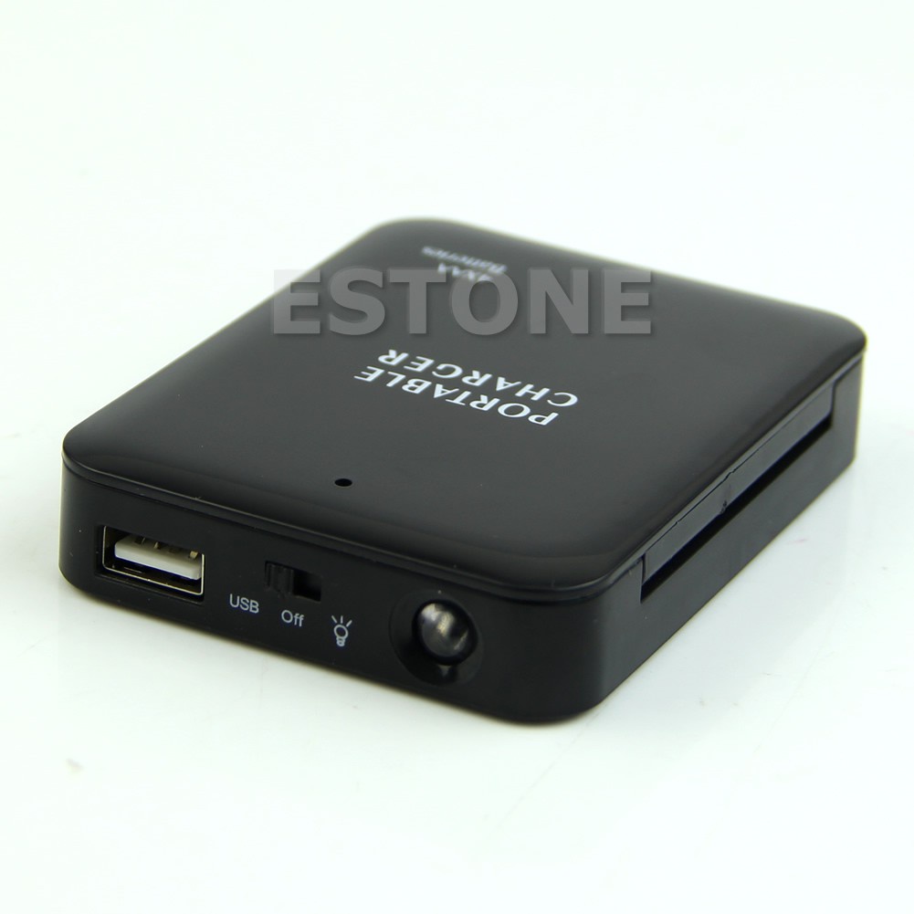 Hộp sạc dự phòng khẩn cấp 4 pin aa usb cho điện thoại di động