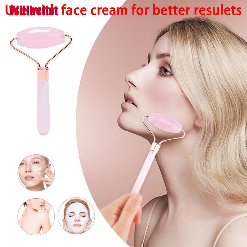 Thanh Mát Xa Mặt Thạch Anh Hồng Pha Lê Chống Nếp Nhăn