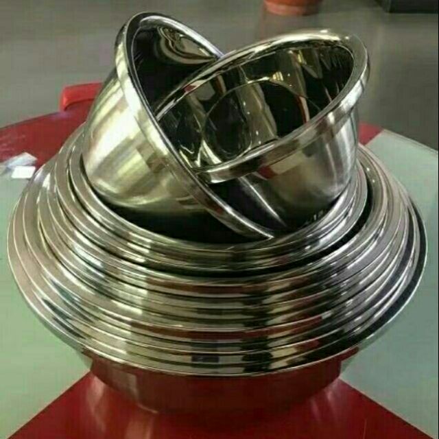 thau tô inox 34 cm