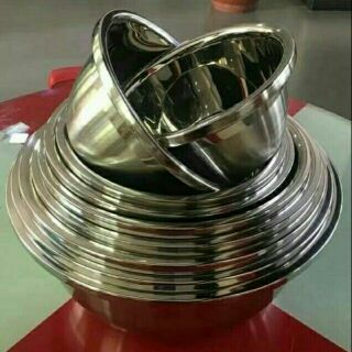 thau tô inox 34 cm