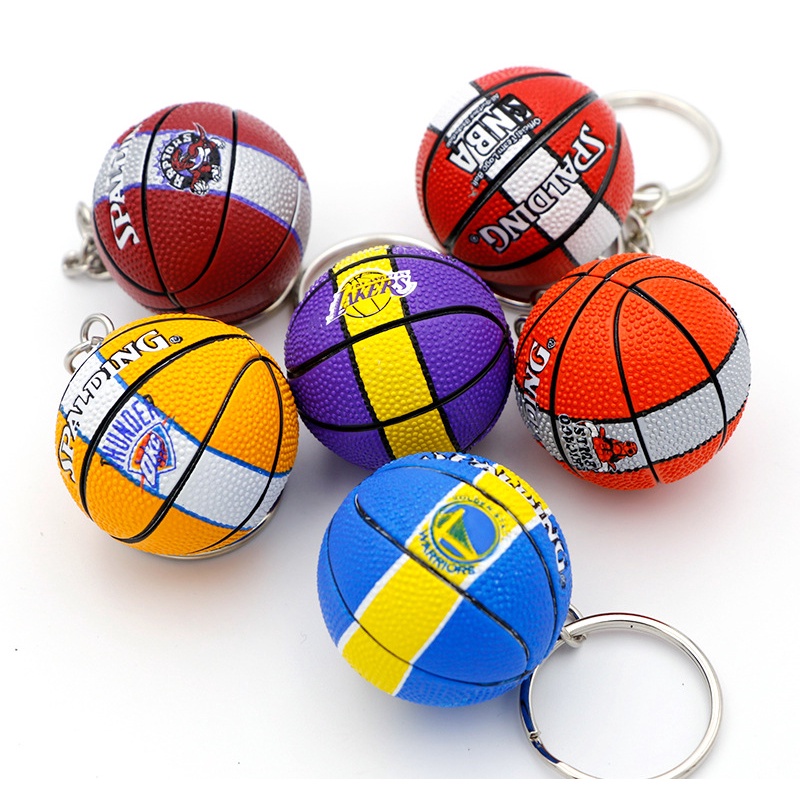 Móc Khóa Hình Cầu Thủ Bóng Rổ James Kobe Curry Irving Durant