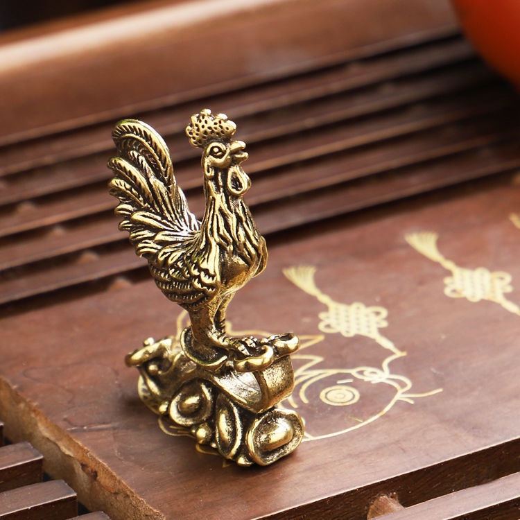 Tượng Gà Trống Bằng Đồng Nguyên Chất Dùng Trang Trí Phòng Khách / Phòng Ngủ