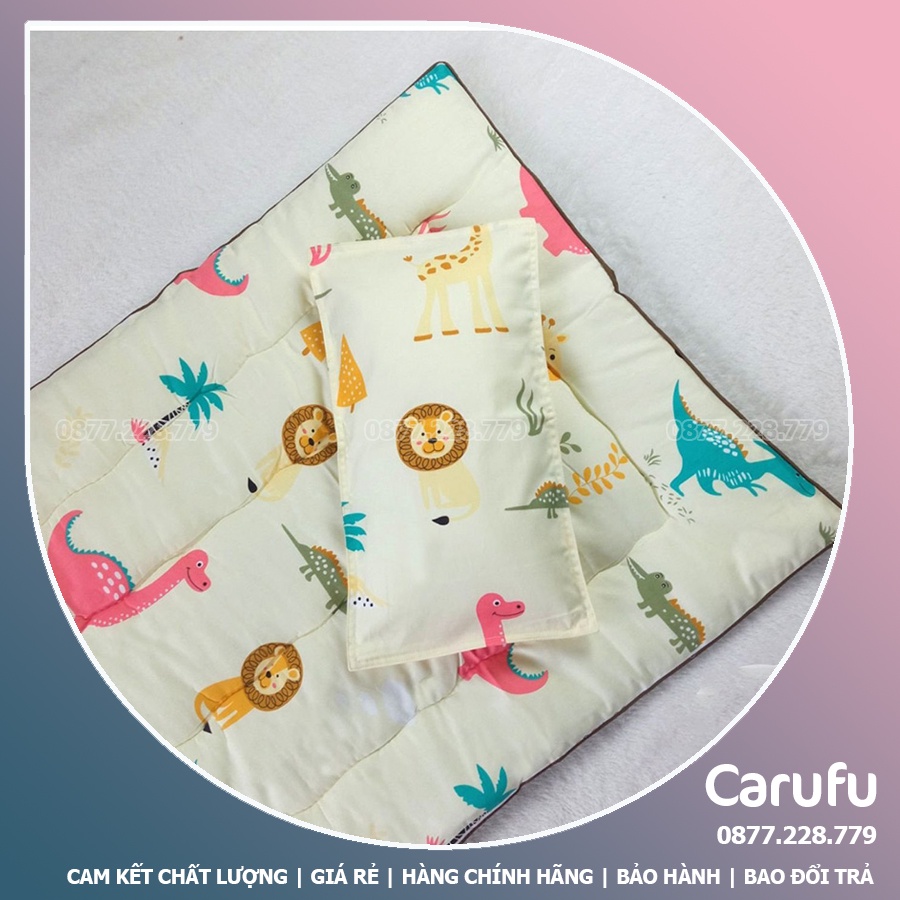 Bộ nệm Thắng Lợi cho bé đi học CARUFU | 60x100cm 70x120cm 75x150cm