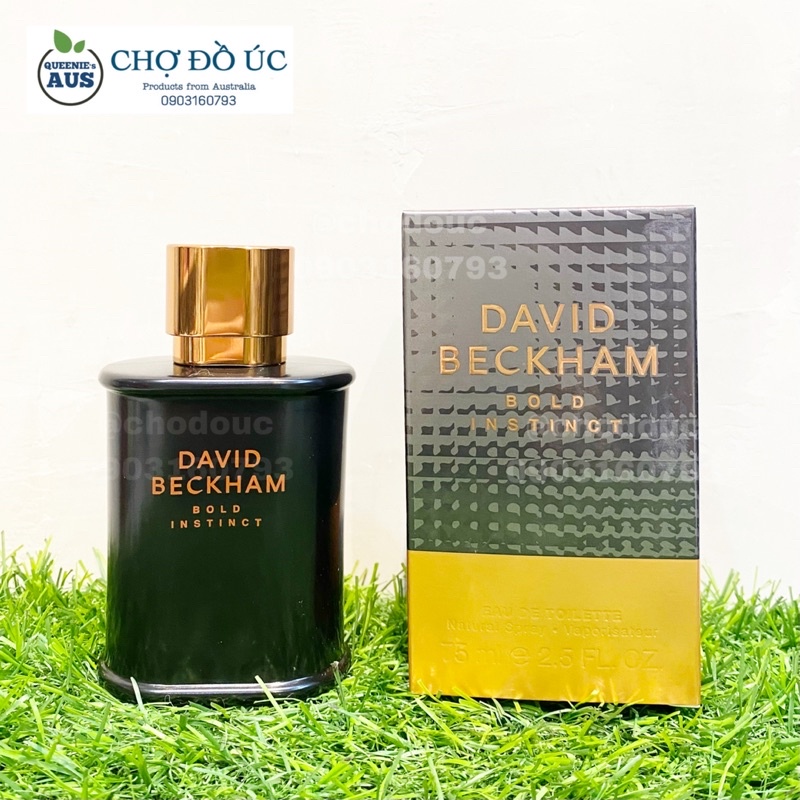 Nước hoa nam David Beckham INSTINCT - ESSENCE - EDT 75ml - nhập Úc tem Chemist