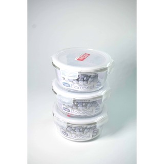 Combo 3 hộp thủy tinh lock&lock llg831 650ml