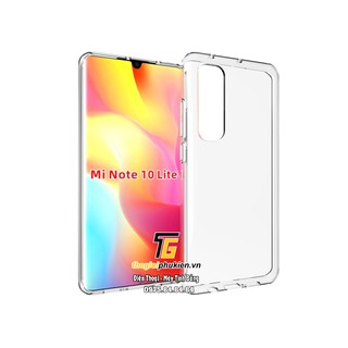 Ốp lưng Xiaomi Mi Note 10 Lite silicon dẻo trong suốt