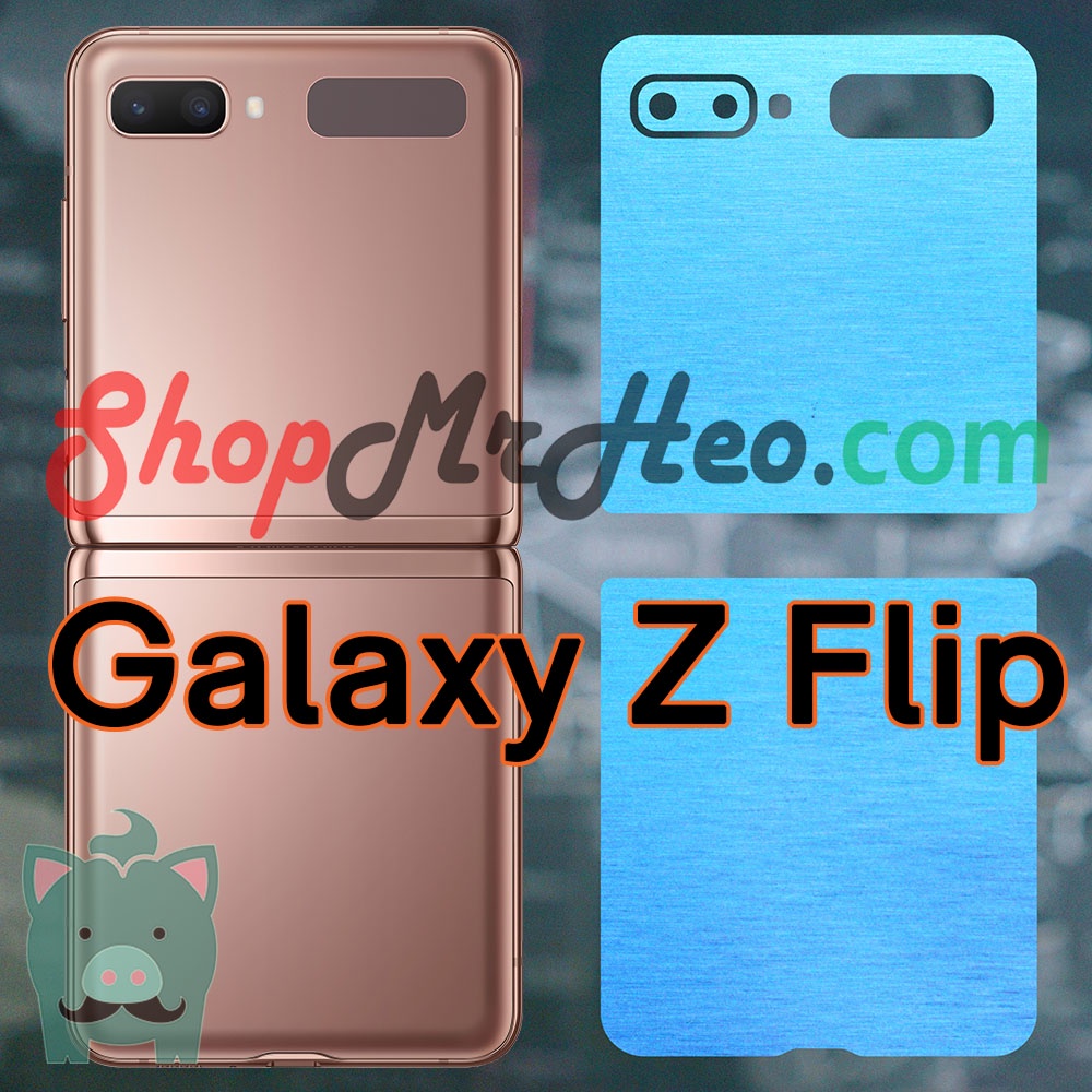 Dán Skin Màu Mặt Sau Lưng Nhôm Xước Samsung Galaxy Z Flip3 - Z Flip 3 - Z Flip 5G