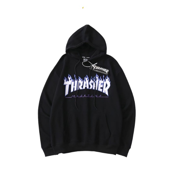 Hoodie Thrasher nỉ bông cotton cao cấp Unisex